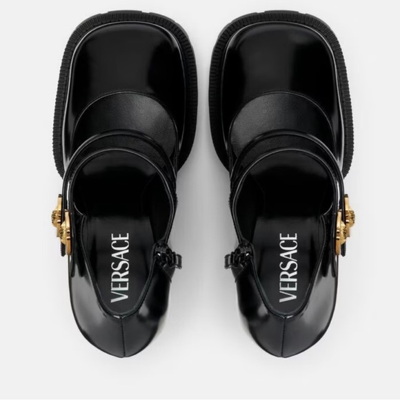 VERSACE Medusa Aevitas Platform Mary Janes Pump - Picture 2 of 15